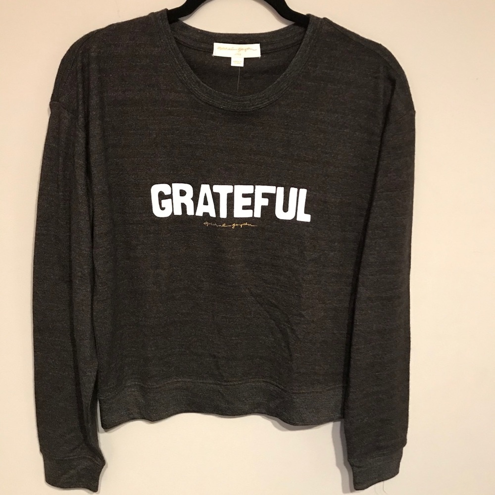 Spiritual Gangster Grateful Sweatshirt - Dark Gray